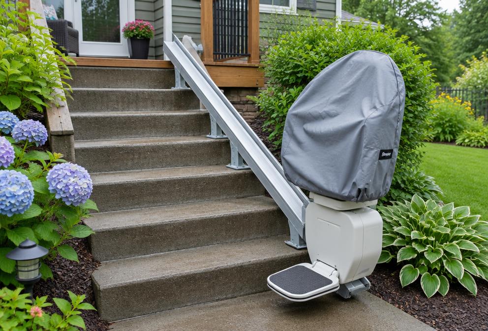 Outdoor Stair Lift Installation